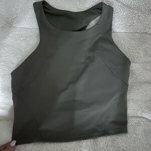 Lululemon align tank army green  hardly work. Used like new size 4